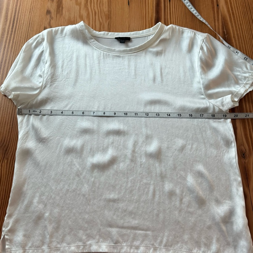 ATM Anthony Thomas Melillo Stretch Silk Crewneck Tee - Picture 10 of 11